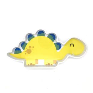 恐龙儿童饭盘水杯碗叉勺树脂防摔餐具霸王龙五件套早餐卡通水果盘