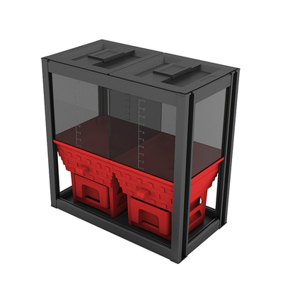 中国红米箱拉篮嵌入式防潮米桶