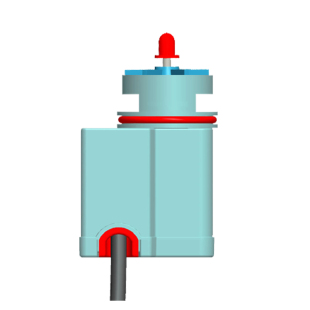 LEECOM日创外挂瀑布过滤器专用静音泵头HI430530630原厂配件电机