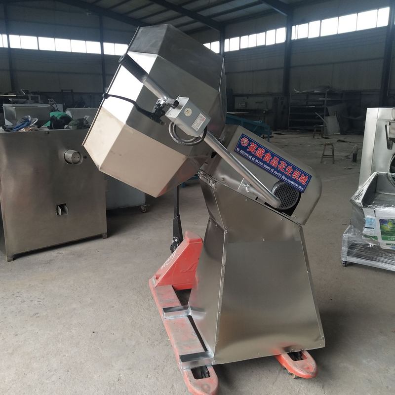 八角拌料机 滚筒食品调味机 搅拌机花生米拌料机花生机器