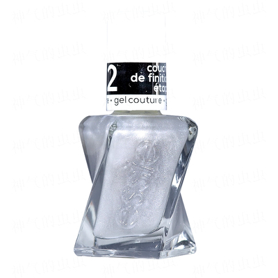 essie新品扭扭瓶new effect彩色亮油顶油细闪珍珠银色指甲油免烤