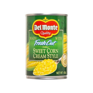 香港版DelMonte地扪忌廉黄粟蓉420克 甜玉米羹粟米羹罐头方便速食