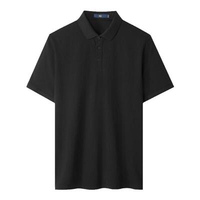 海澜之家弹柔珠地翻领纯色POLO衫