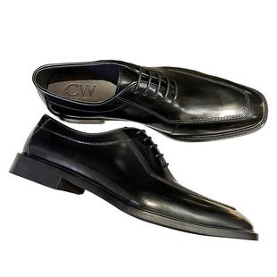 春季高级感正装皮鞋男鞋牛津鞋英伦结婚新郎商务休闲厚底轻熟风