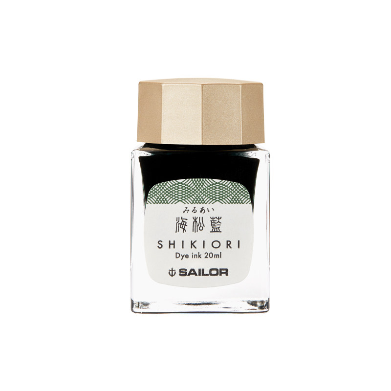 日本SAILOR写乐四季织四季彩墨水十六夜的梦月夜的水面彩墨20ml
