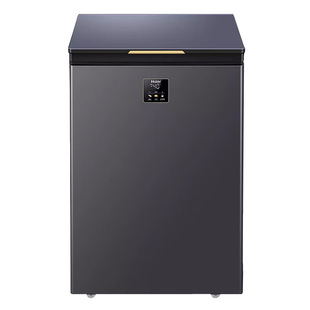 海尔100/142/200升小冰柜家用小型卧式零下-40度速冻商用冷冻冷藏