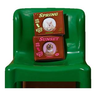 HIMORE海马体复古星光相册3寸拍立得卡册照片明信片小卡收纳摆件