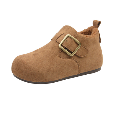 复古绝美平底博肯鞋冬季雪地棉鞋