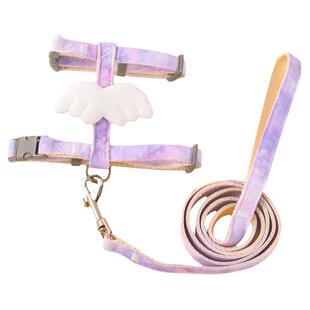 猫咪牵引绳遛猫绳防挣脱外出专用工字型小奶猫狗链子防走丢防跑绳