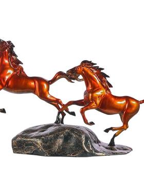 佐森策马奔腾电视柜房间饰品摆件