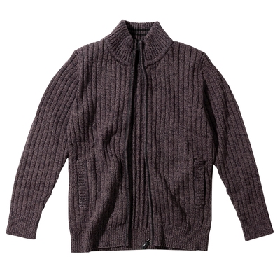 爸爸毛衣针织开衫外套