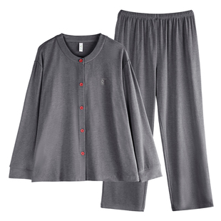 轩靓德绒棉睡衣女士秋冬季保暖长袖可外穿家居服薄绒宽松大码套装