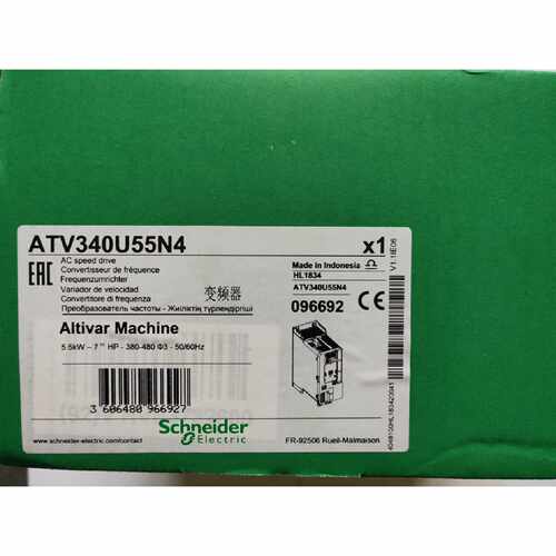 议价施耐德 ATV340U75N4E 变频器 三相380-480V 50/60Hz 7.5kW 以