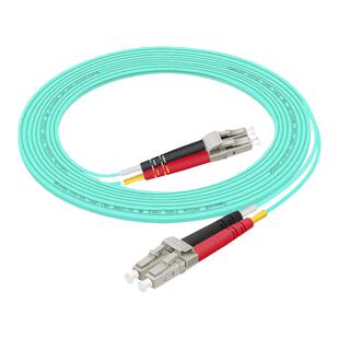 电信级LC-LC万兆多模OM3光纤跳线 2M3米/5/10/20米双芯lc尾纤50/125 LC转LC-SC-FC-ST两芯光钎线双工机房布线