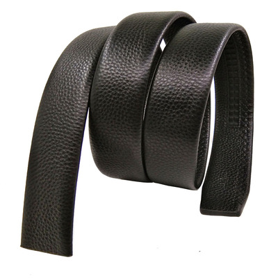 真皮无头加长自动扣腰带
