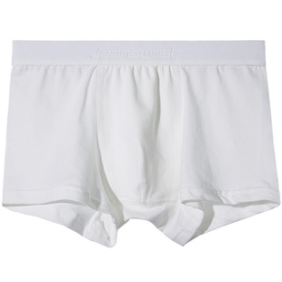 真维斯儿童内裤男童白色平角裤男孩子纯棉大码四角短裤青少年底裤