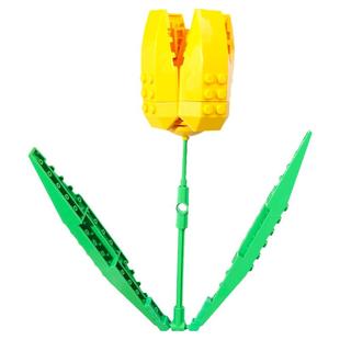 miniso名创优品仿真花束拼装积木可爱永生花创意礼物益智玩具