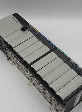 ALLENBRADLEY 10 SLOT Rack 1756A10 B mit diversen Modulen
