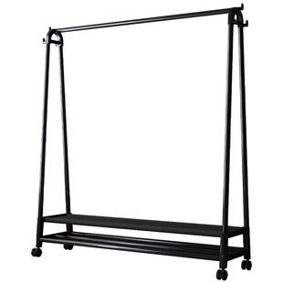 A字型衣架可移动加粗衣架落地立式三角落地挂衣架衣帽家用晾衣架