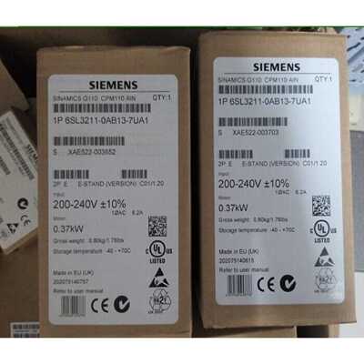 议价6SL3211-0AB13-7UA1 G110变频器6SL32110AB137UA1