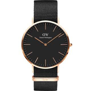 DW手表男 CLASSIC经典男表腕表男士款纯色织纹商务腕表盘石英40MM