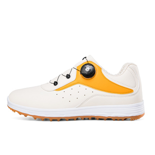 旋钮扣鞋带高尔夫球鞋情侣鞋板鞋跨境大码新款透气舒适休闲运动鞋