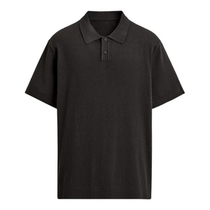柜329！ZA夏新品 男装 棉质修身直筒罗纹针织POLO衫 2142430 717