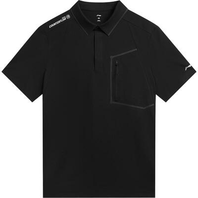 李宁户外CF溯翻领男短袖POLO衫