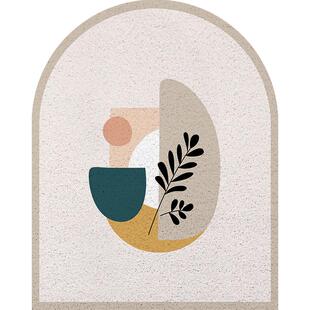 北欧轻奢入户门地垫进门地毯家用门口门垫入门室内丝圈脚垫可裁剪