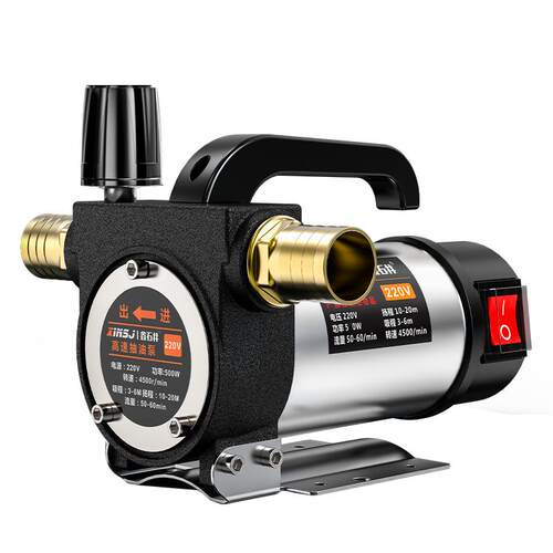 鑫石井电动抽油泵加油机神器12v24v通用220v小型自动柴油泵加油枪