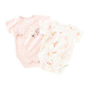 童泰婴儿包屁衣短袖夏季薄款网眼宝宝半袖三角哈衣纯棉 a类小月龄