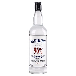 伏特加96度生命之水大瓶700ml莎堡皇高度烈酒调酒基酒洋酒鸡尾酒