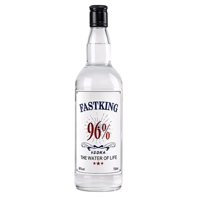 伏特加96度生命之水大瓶700ml莎堡皇高度烈酒调酒基酒洋酒鸡尾酒