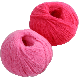 雪妃尔棉花糖仿羊毛毡线恋爱绒绒线慕斯线小可爱毛线手工编织diy