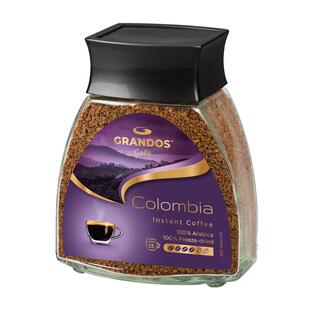 格兰特哥伦比亚冻干黑咖啡德国进口瓶装速溶100g/瓶