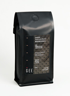 GeeCoffee琥珀意式醇厚黑咖啡豆