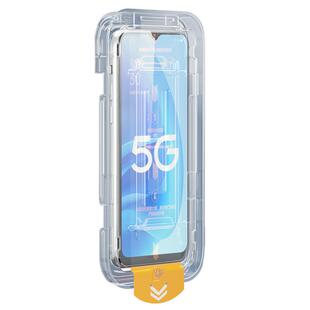 无尘仓适用oppoa55钢化膜全屏覆盖5G版高清防摔opopa55s手机膜除尘防爆玻璃屏保a55s贴膜神器保护a55防尘新款