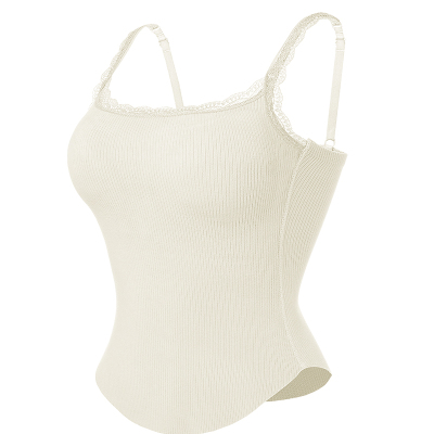 蕾丝保暖吊带背心女士秋冬季内搭