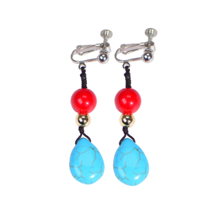 康巴草原首饰925银针巨好看耳环水滴独特绝美尼泊尔藏式耳饰云南