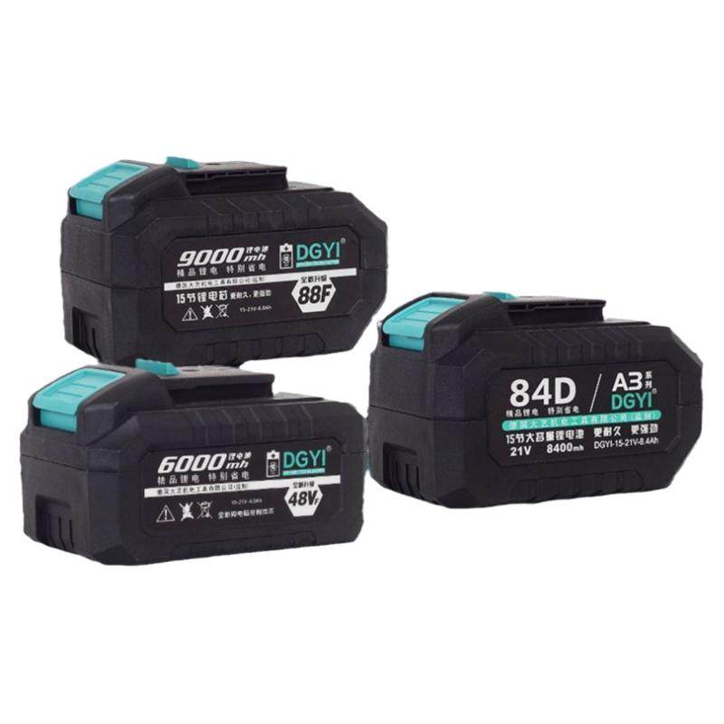 德国DGDY正品锂电池48V88V84D扳手角磨机电锯A3适用大艺乐固通用