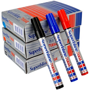 大容量油性记号笔粗头大头笔防水不褪色箱头笔物流快递书写黑红蓝