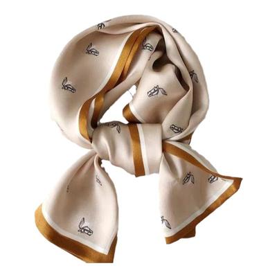 丝巾女薄款细窄小长条秋冬新款洋气时尚韩国百搭衬衣装饰懒人领巾