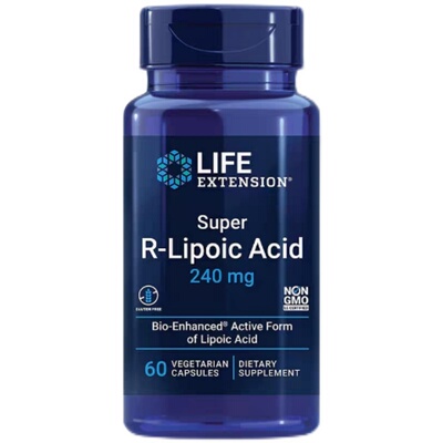 现货life extension阿尔法硫辛酸右旋硫辛酸延寿r硫辛酸备孕