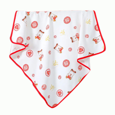 巴布豆新生儿婴儿纯棉包单四季款