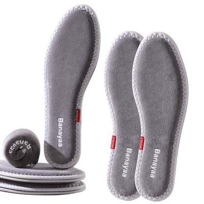 雪绒棉保暖鞋垫男女吸汗防臭