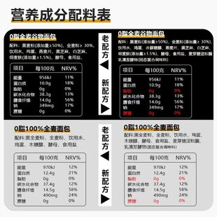 糖尿病人粗粮早餐全麦面包无糖精零食糖人友孕控专用主食品旗舰店