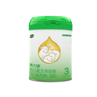 美力源3段幼儿羊奶粉罐装300g