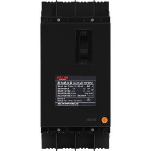 德力西电气漏电保护器DZ15LE-100/4901三相四线塑壳断路器空开63A