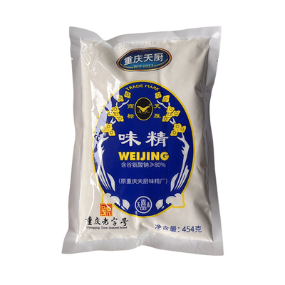 重庆天厨天雁加盐粉末味精454g