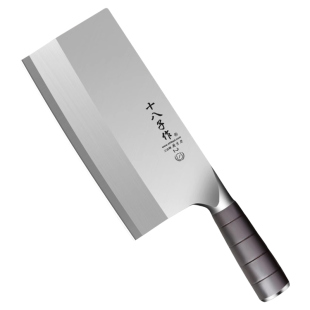 十八子作菜刀厨师专用厨片刀三合钢桑刀锋利斩切两用刀商用片肉刀